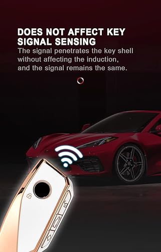 Miniatura 3 de HIBEYO Funda para llavero BMW Serie 7 760i X7 IX i7 XM 2023 Funda para llaves BMW X5 X6 2024 Accesorios con llaveros Smart Remote Auto Key - Llavero