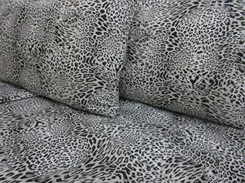 Housse de couette zébrée 2 places en coton pour lit double tendance