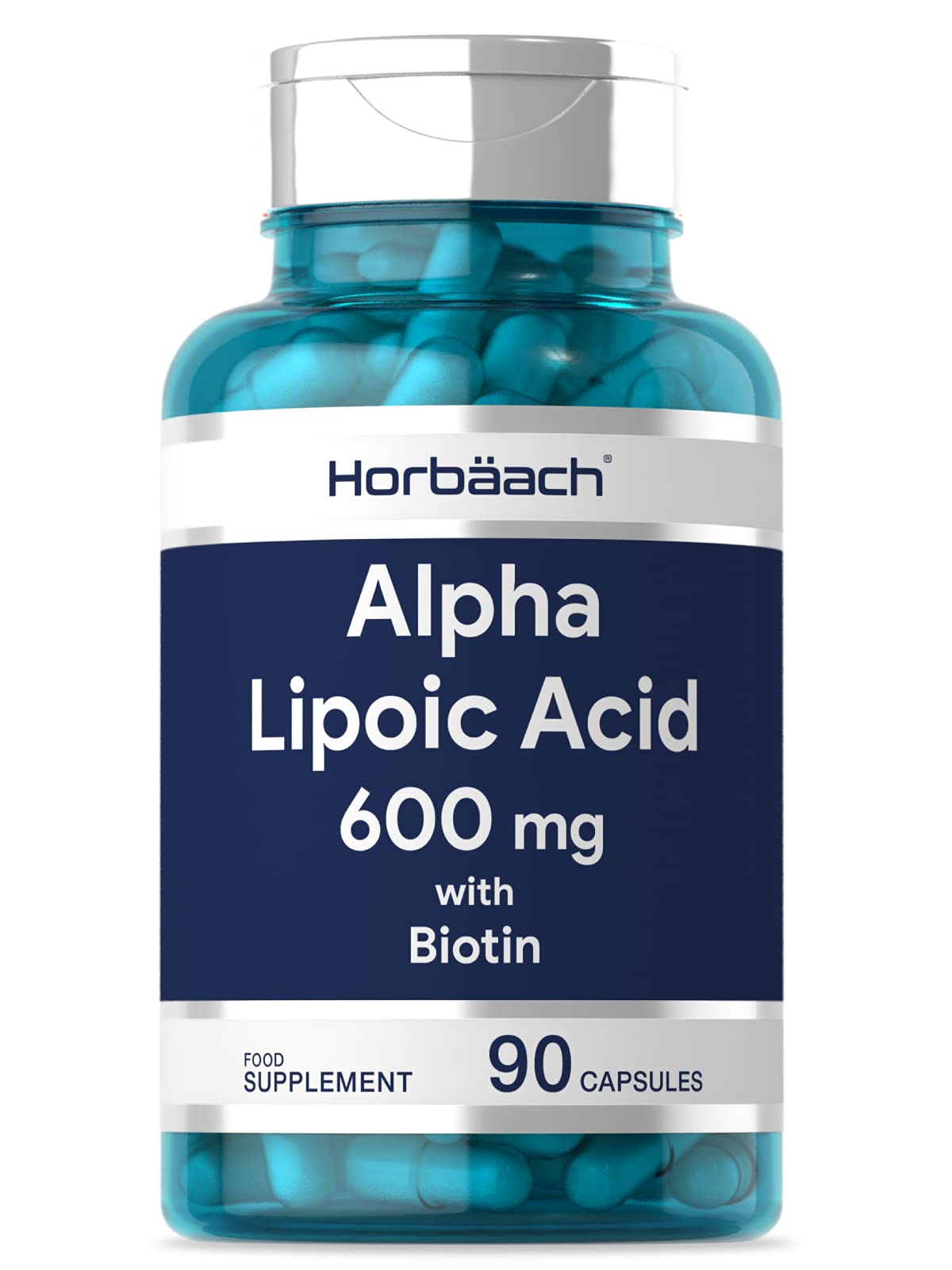 Alpha Lipoic Acid (ALA) 600mg 90 High Strength Capsules Plus Biotin