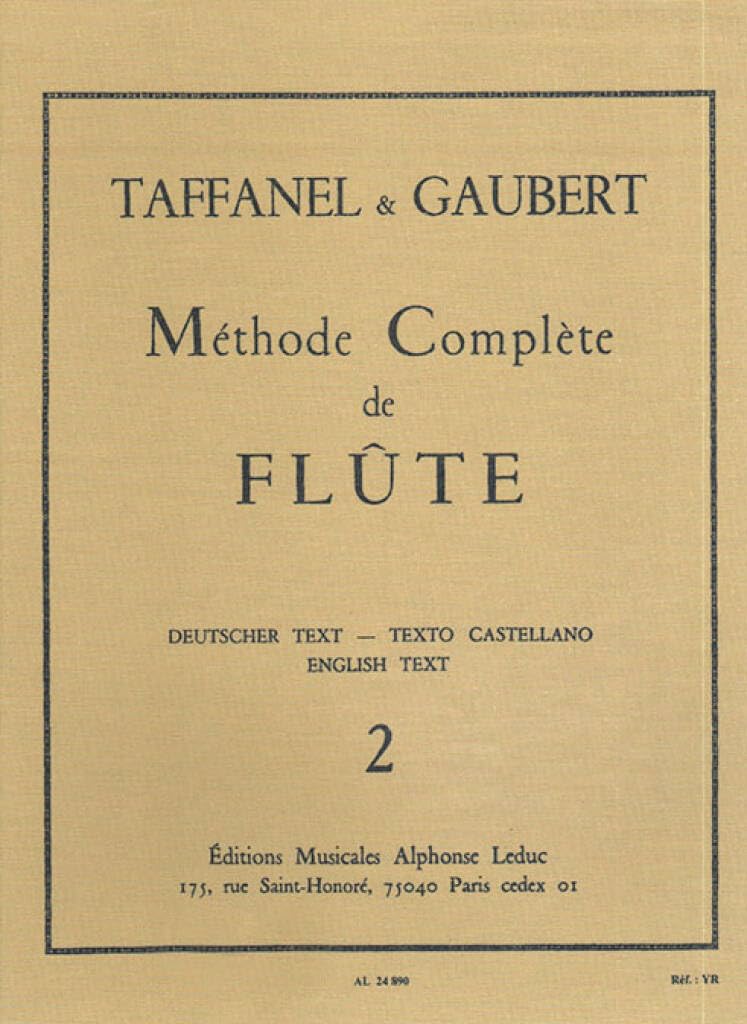 Paul Taffanel et Philippe Gaubert - Methode Complete de Flte, Vol. 2