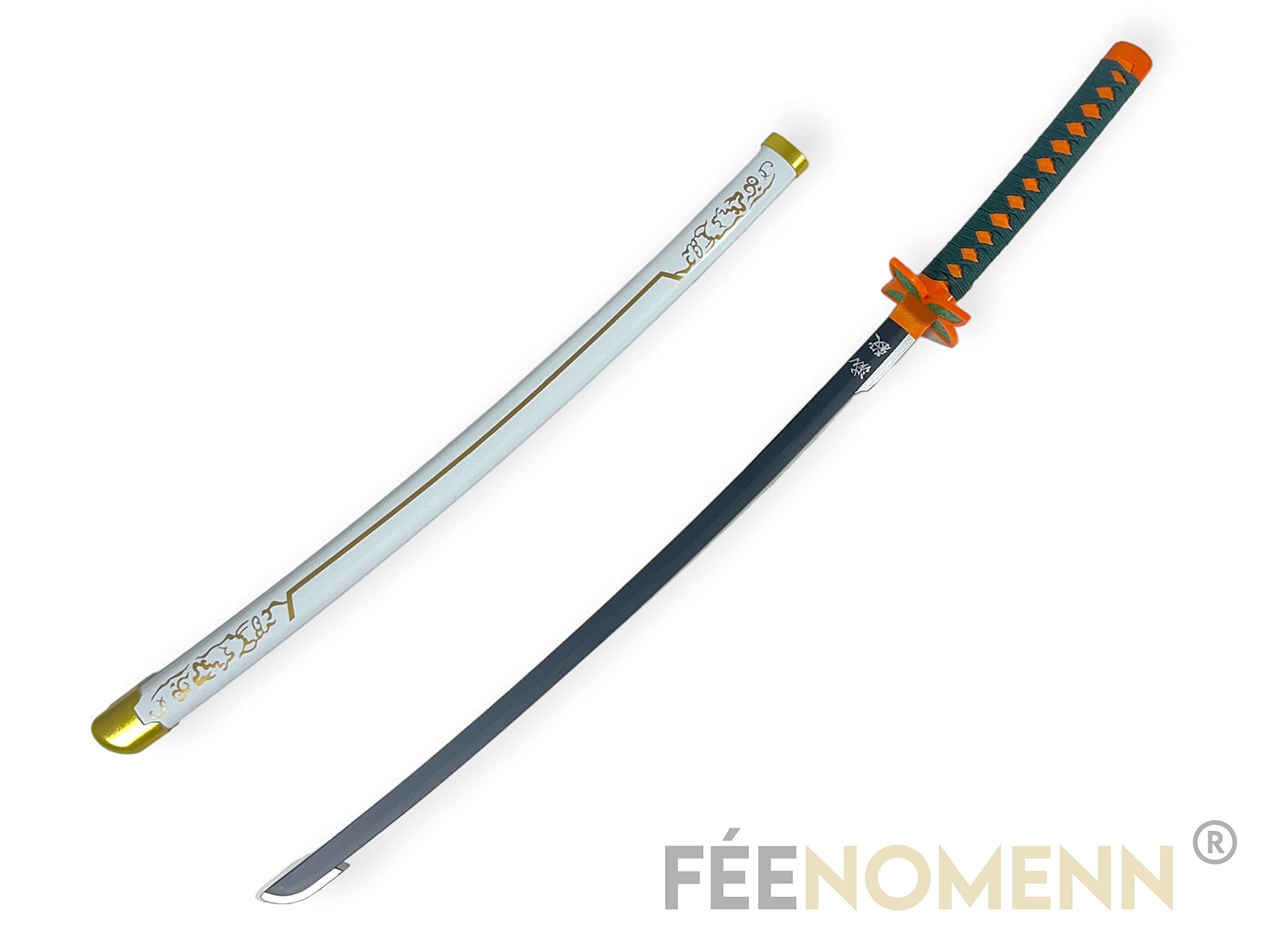 FÉENOMENN Katana Shinobu Kocho - Epée Lame Bois - Support Japonais Inclus