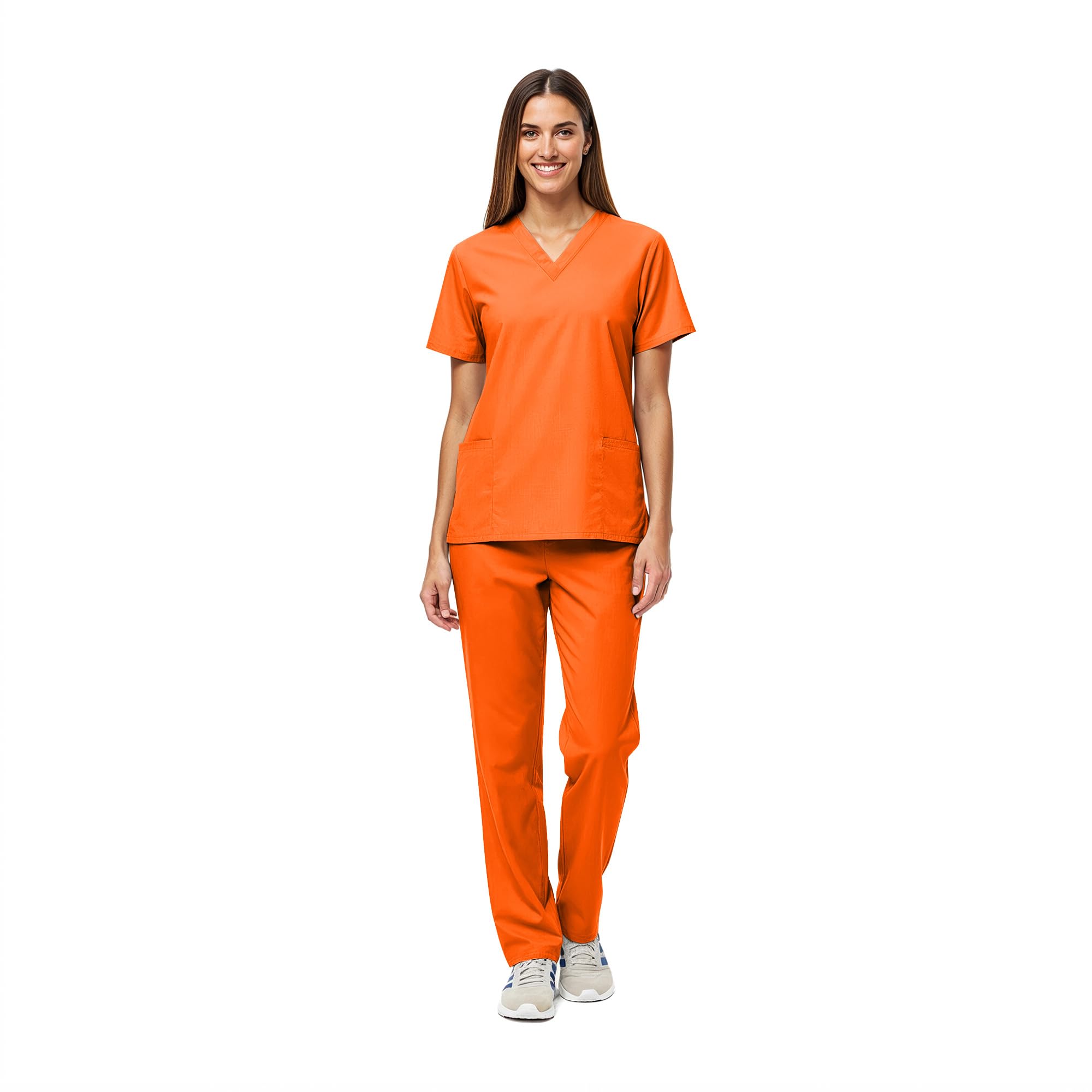 Natural Uniforms Unisex Scrub Set-Top and Pant Set (Standard Workwear Scrub Set)