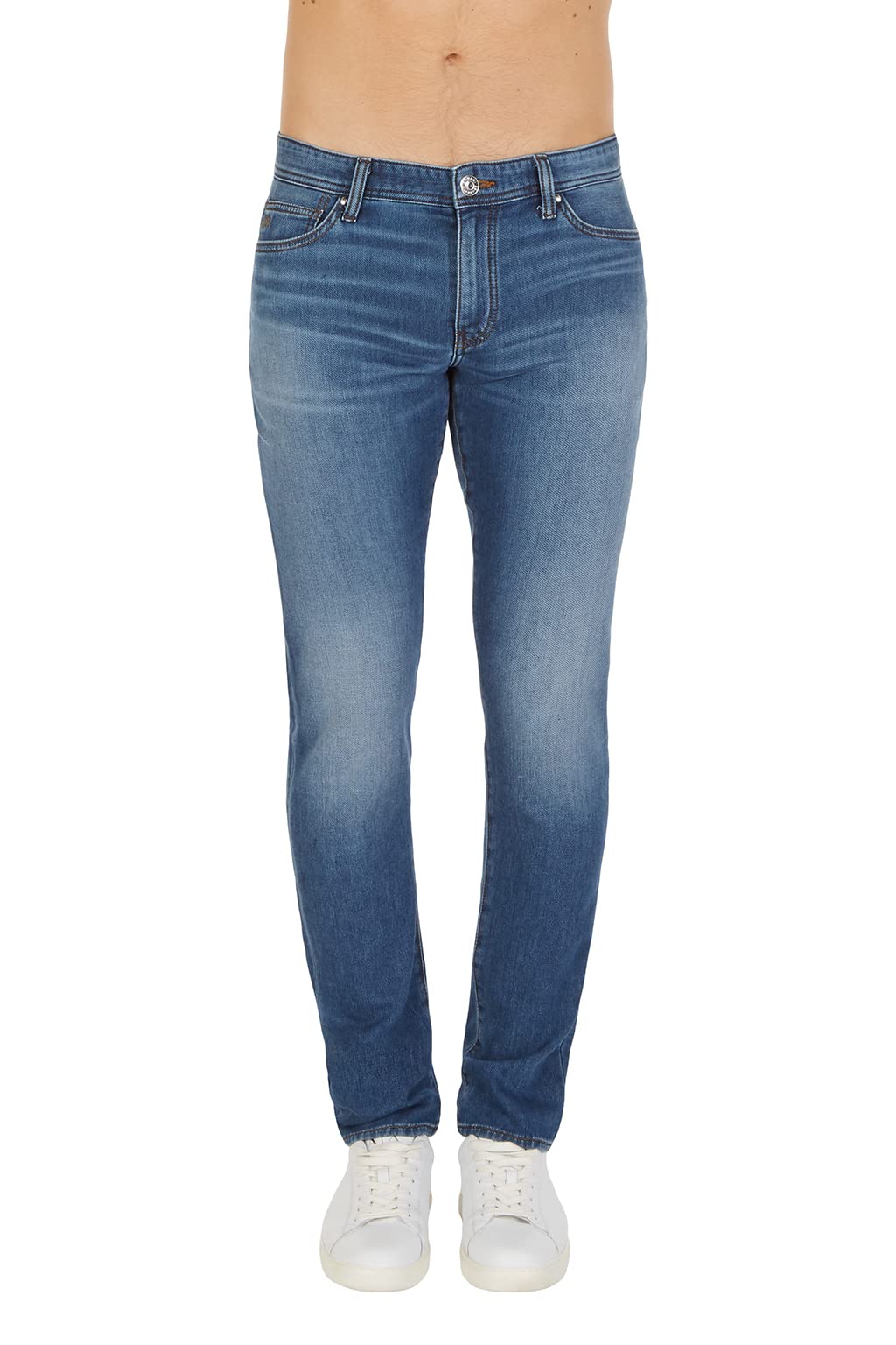 A|X Armani ExchangeArmani Exchange Men's Skinny Medium Blue Wash Jeans