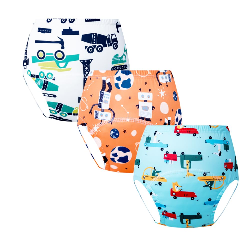 JackLoveBriefs Majtki do nauki dziewczęce majtki treningowe dla niemowląt 10 opakowań, dla 2-5 lat