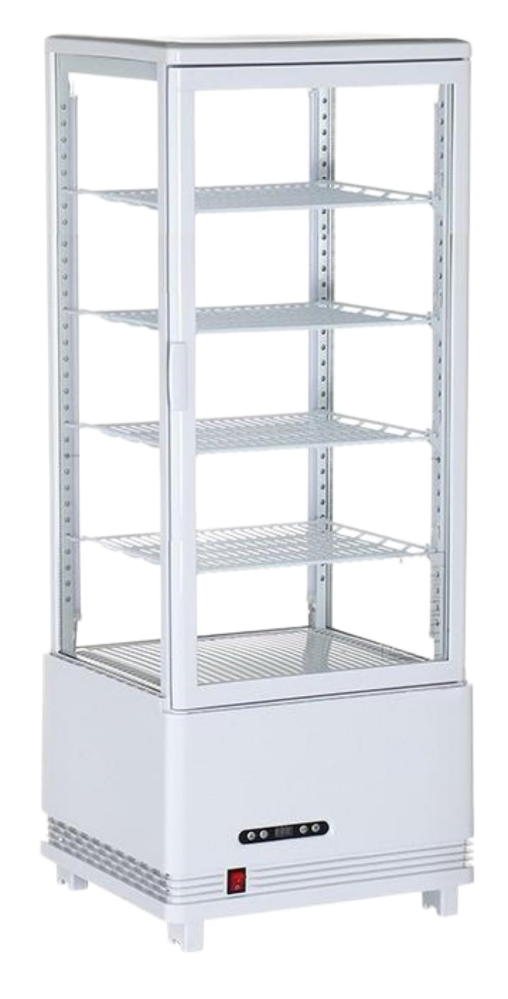Amazon | TIMDU 冷蔵ショーケース 58L/68L/78L / 98L 4 面ガラス冷蔵