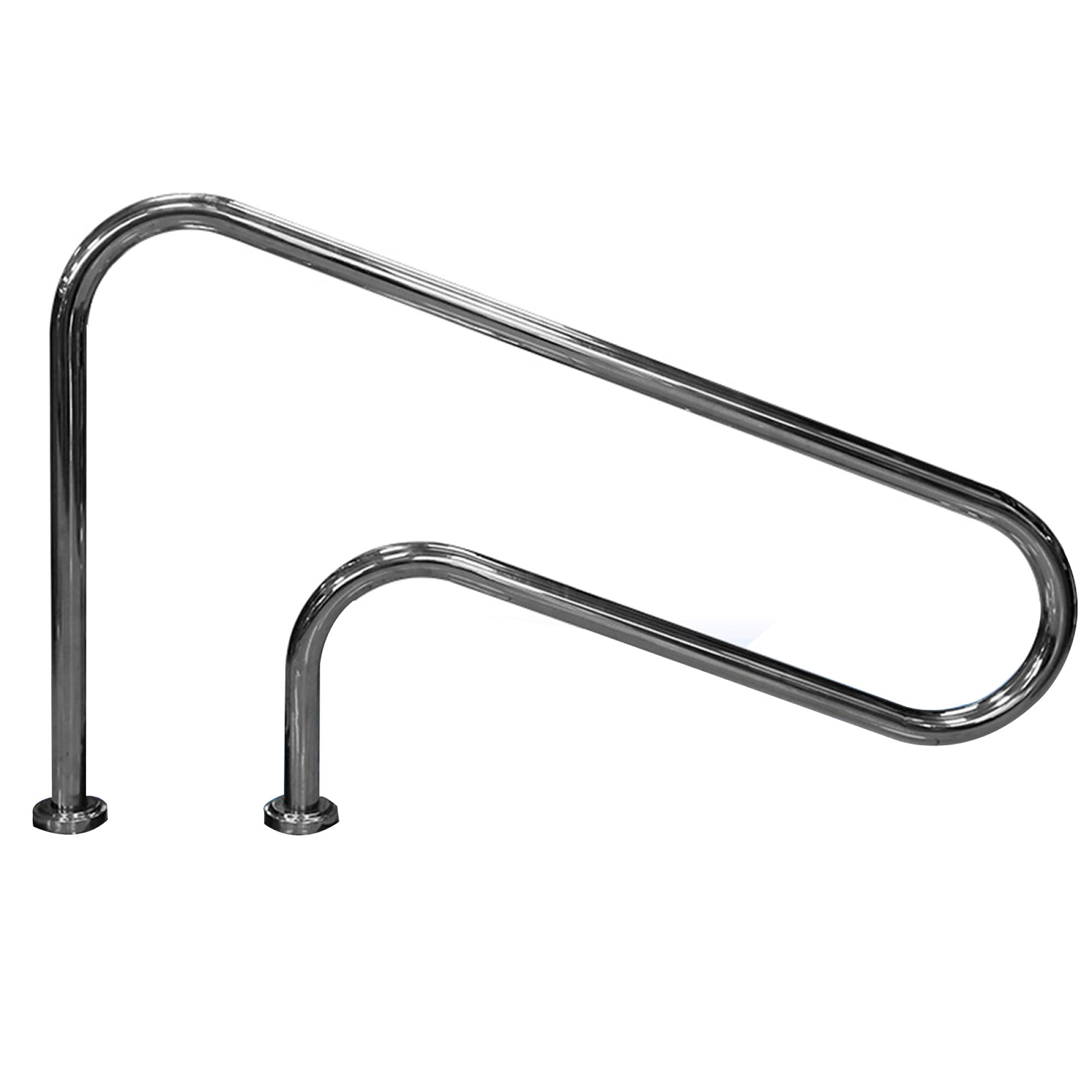Main courante de piscine extérieure pour escalier et grand toboggan