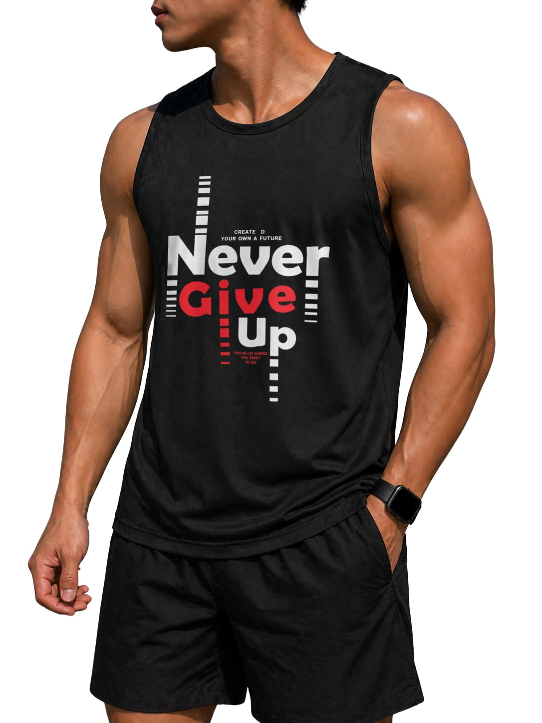 Men’s Athletic Gym Vest | Comfortable Cotton Sleeveless Running & Training T Shirt | Sando for Men's-image-25