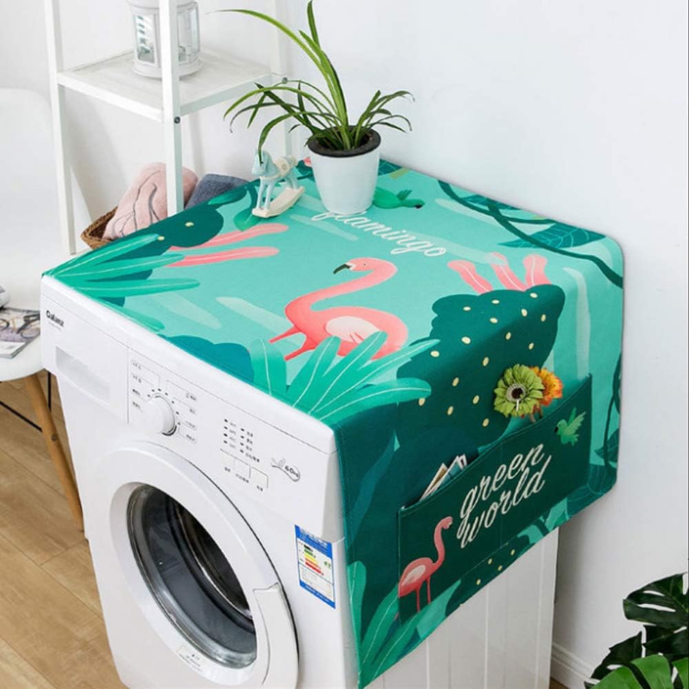MultiPurpose Washing Machine Covers Green and Pink Washer