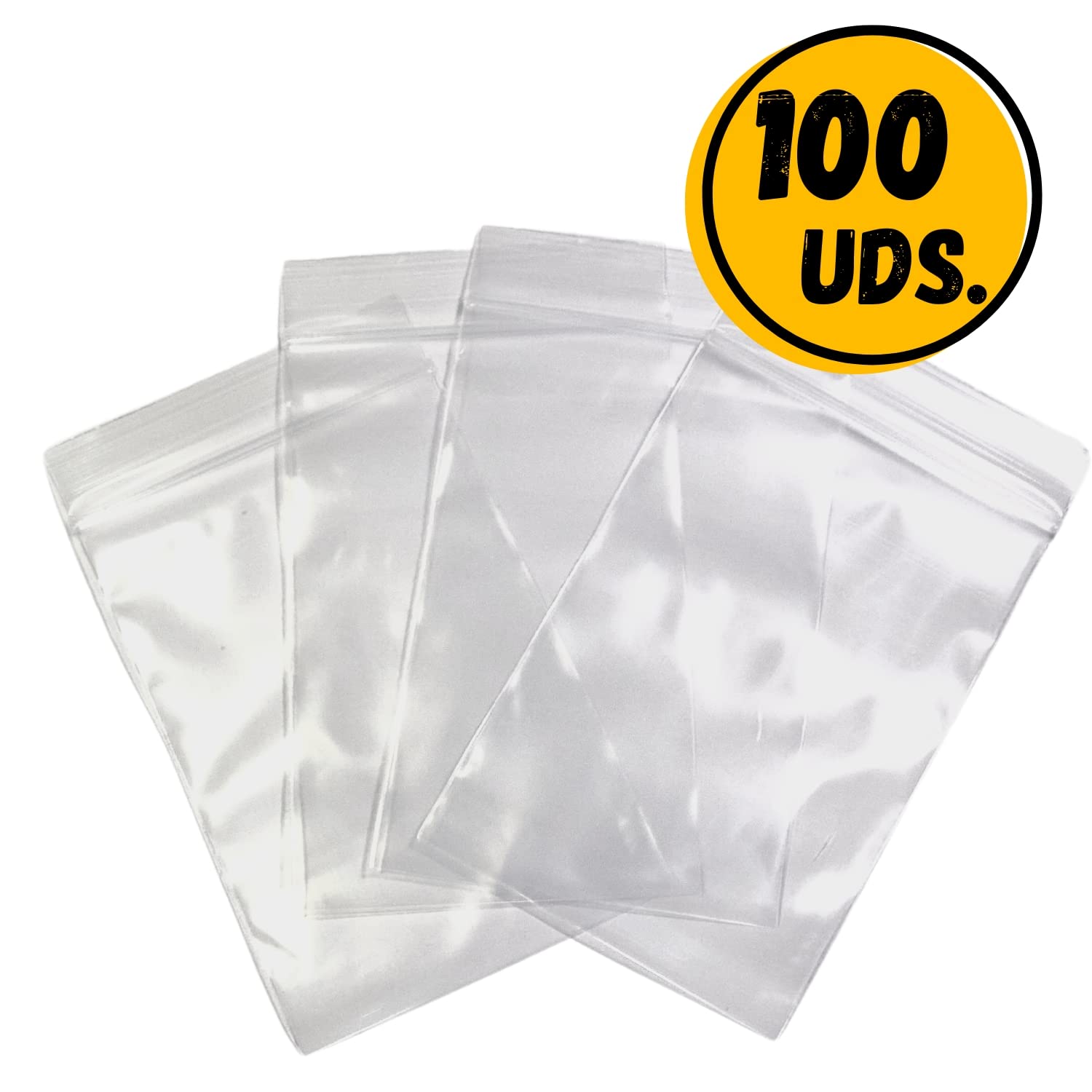 Todo Tamaños Pequeño Transparente Sellado/Cremallera/Cierre Zip Bolsas