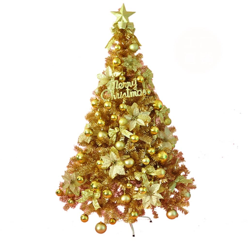 Amazon.co.jp: ゴールドアクセサリークリスマスツリーPVC + PEの枝を