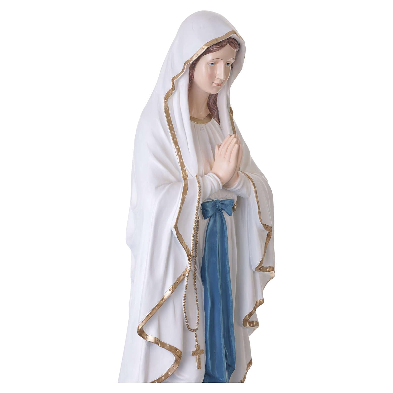 Holyart Statue in resina e PVC: Statua Madonna di Lourdes 120 cm vetroresina dipinta per esterno