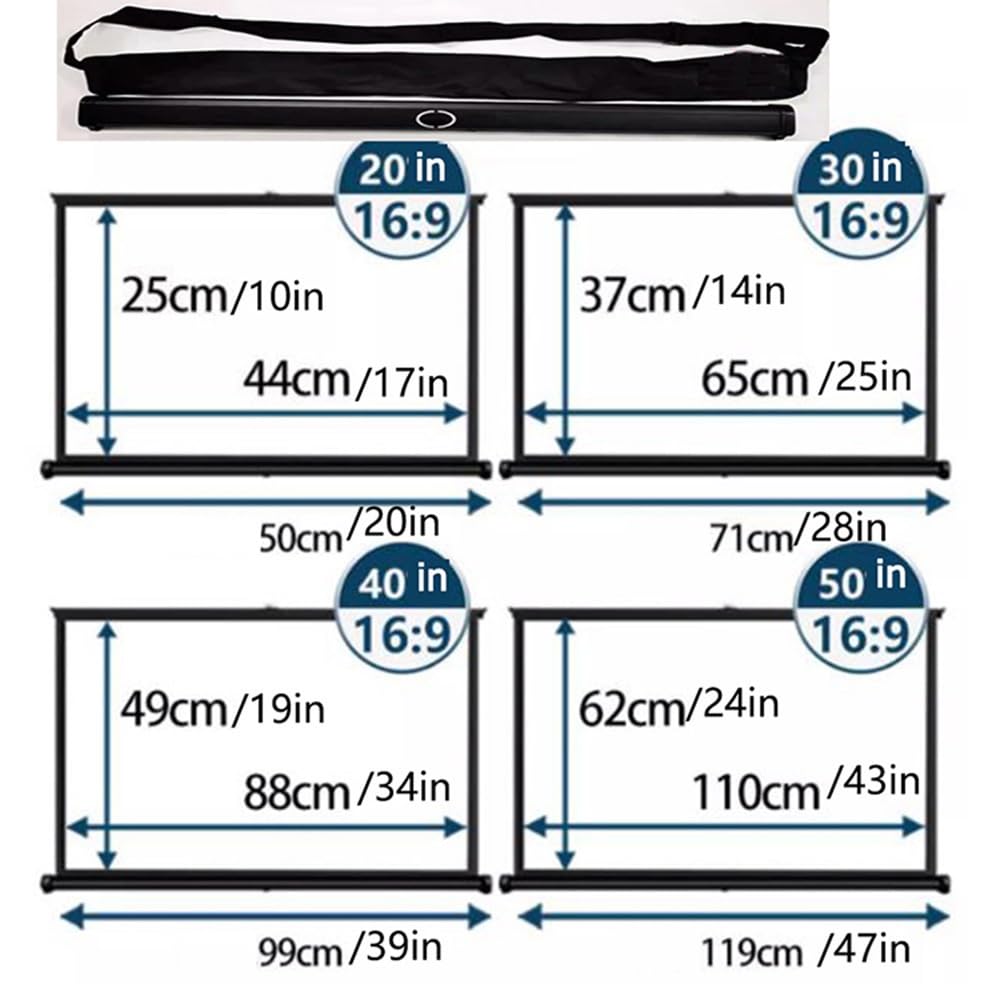 Ecran De Projection Autoportant Écran Vidéoprojecteur Bureau