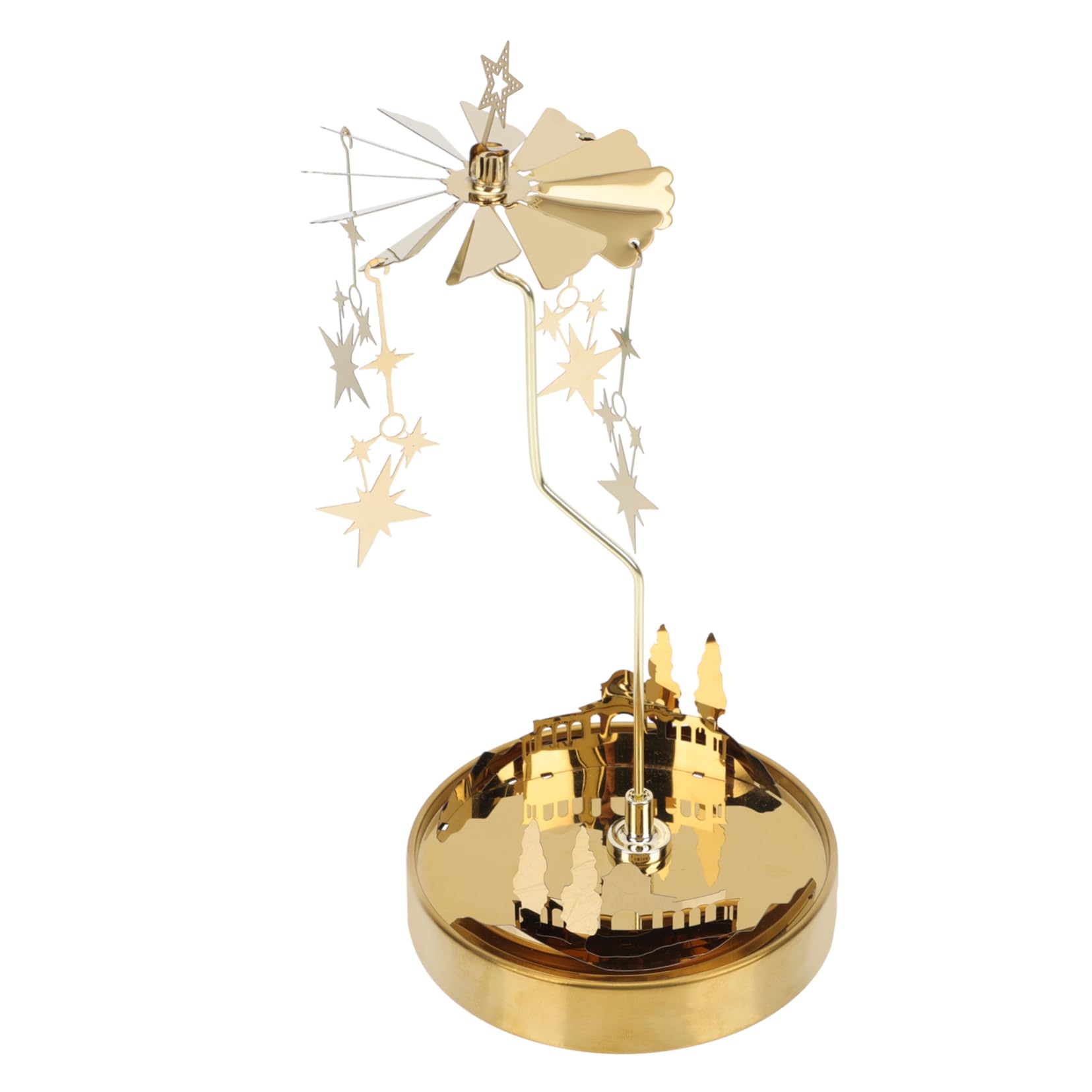 Cabilock Candlestick Romantic Candle Holder Candle Display Tray Holiday Decoration Party Desktop Adornment Decorative Candleholder Rotatable Candle Holder Candle Tray Tabletop Candle Stand