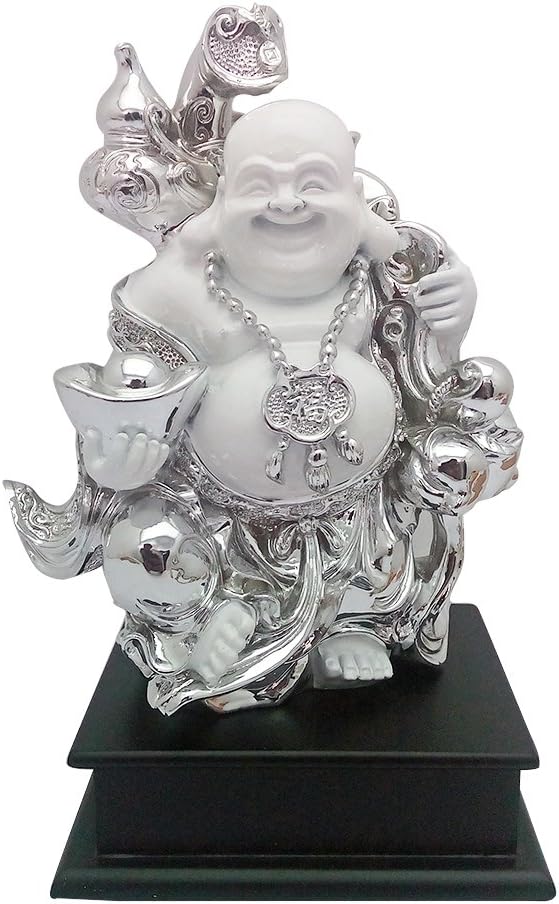 ART N HUB Fengshui God Laughing Buddha Vastu Statue Home Décor Gift Item(H-28 CM)