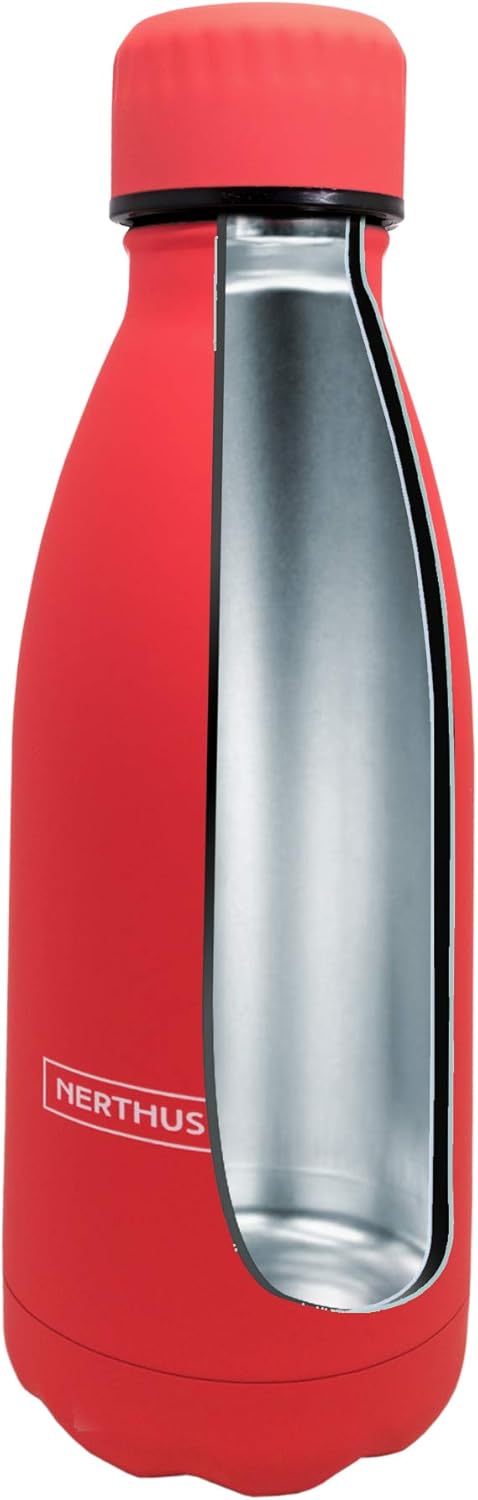 NERTHUS Double Wall Heat Cold Design 350 ml BPA Free, Coral Garden