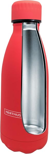 Nerthus FIH 616 Bouteille Isotherme Acier Inoxydable 350 ML Double paroi Corail Usage Quotidien - 2