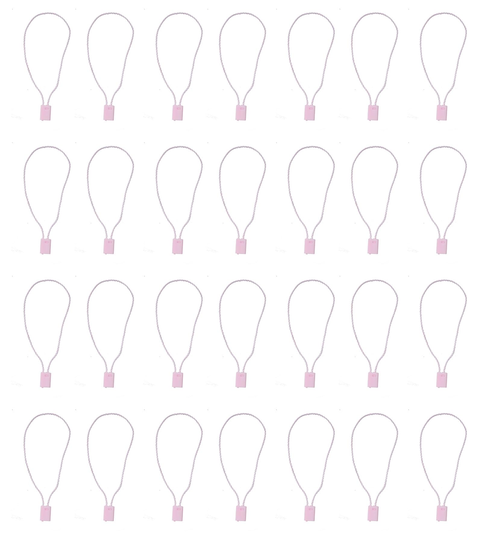 SOWAKA 100 Pcs Nylon Hanging Tag String for Clothing Price Tags Lock Pin Loop Fastener Hook Ties Tag Rope for Belt Luggage Label Attachment Clothing