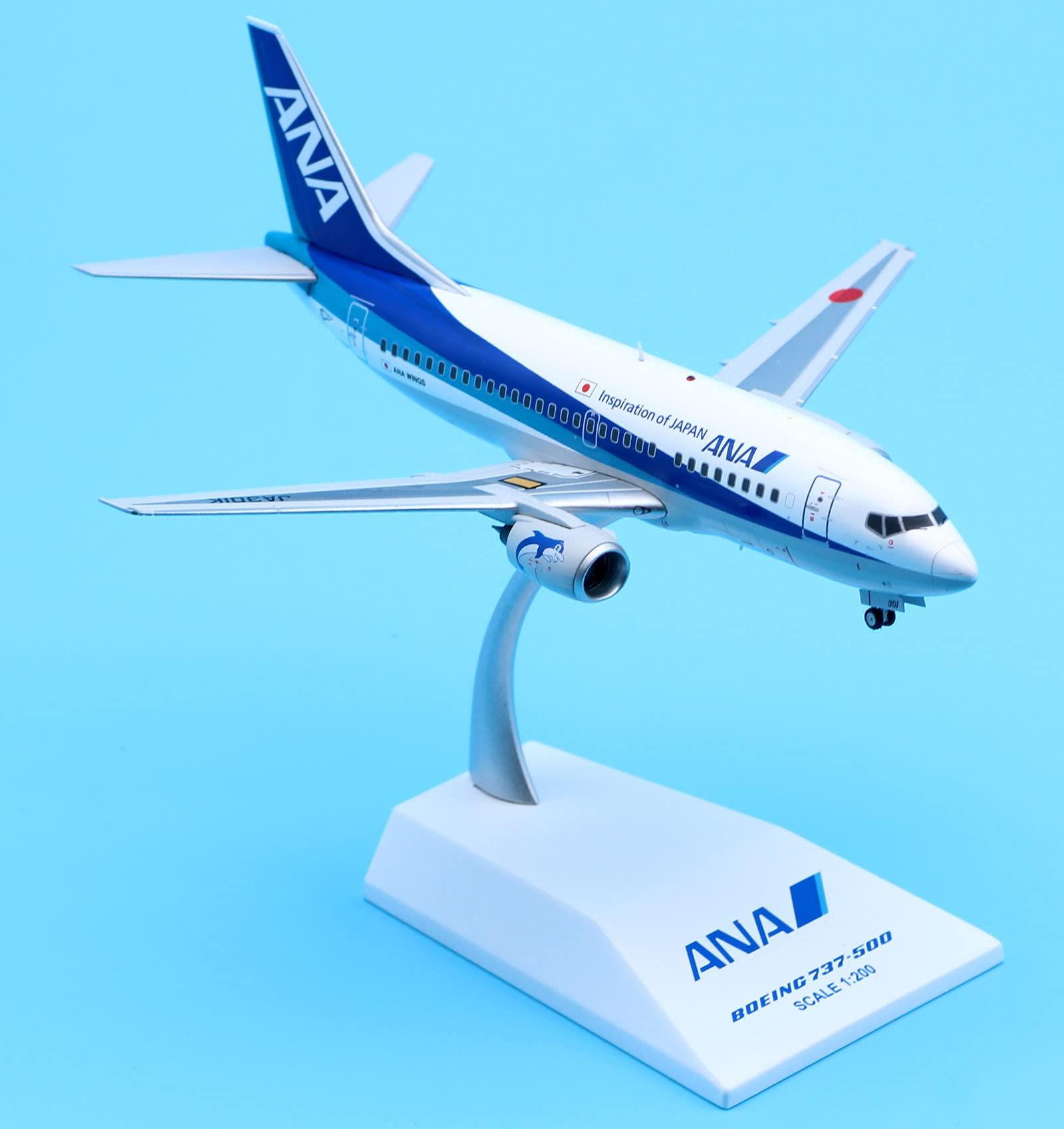 JC Wings ANA B737-500 JA301K Druckgussflugzeug, vorgebaut, 1:200