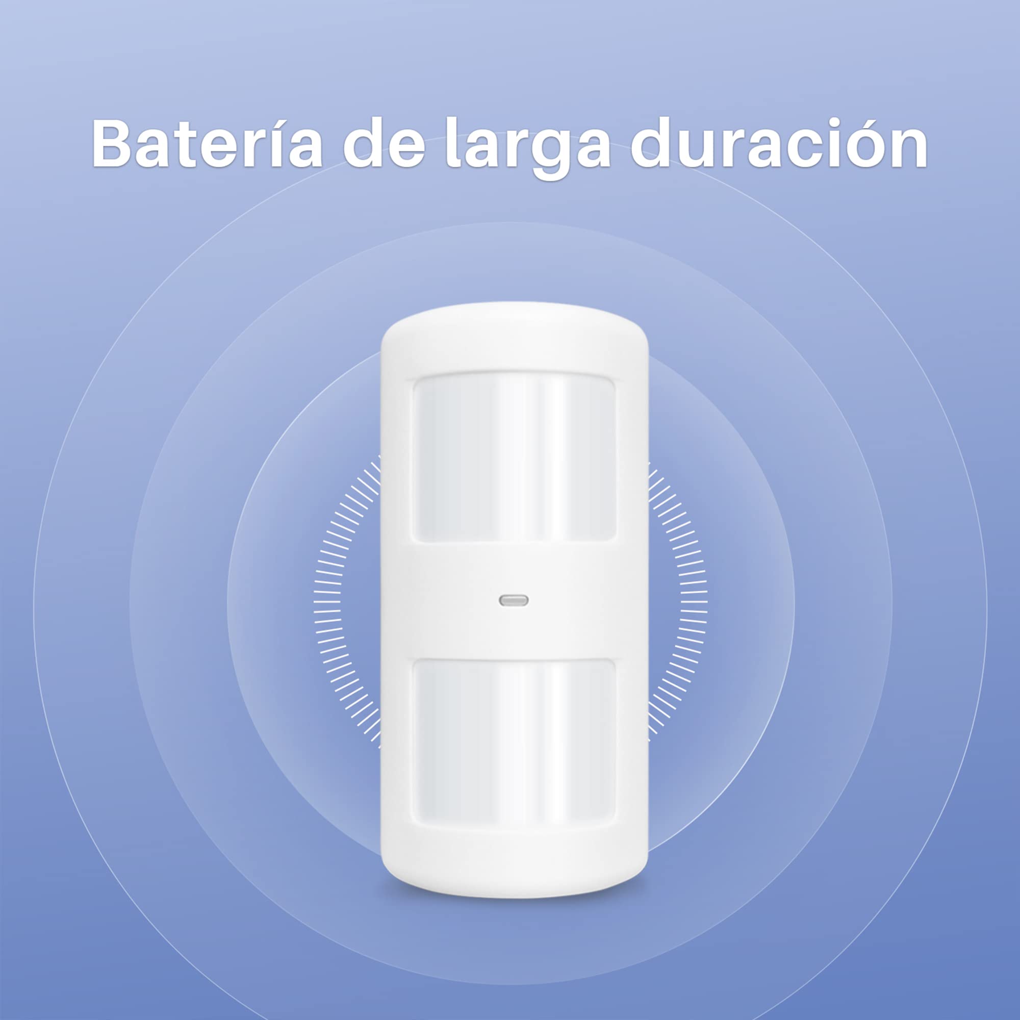 Chuango PIR-910 Detector de Movimiento Inmune a Las Mascotas (hasta 25 KG)- Alcance de Detección de 8 Metros y Ángulo de 110°, Larga Duración de la Batería, Reduce Las Falsas Alarmas