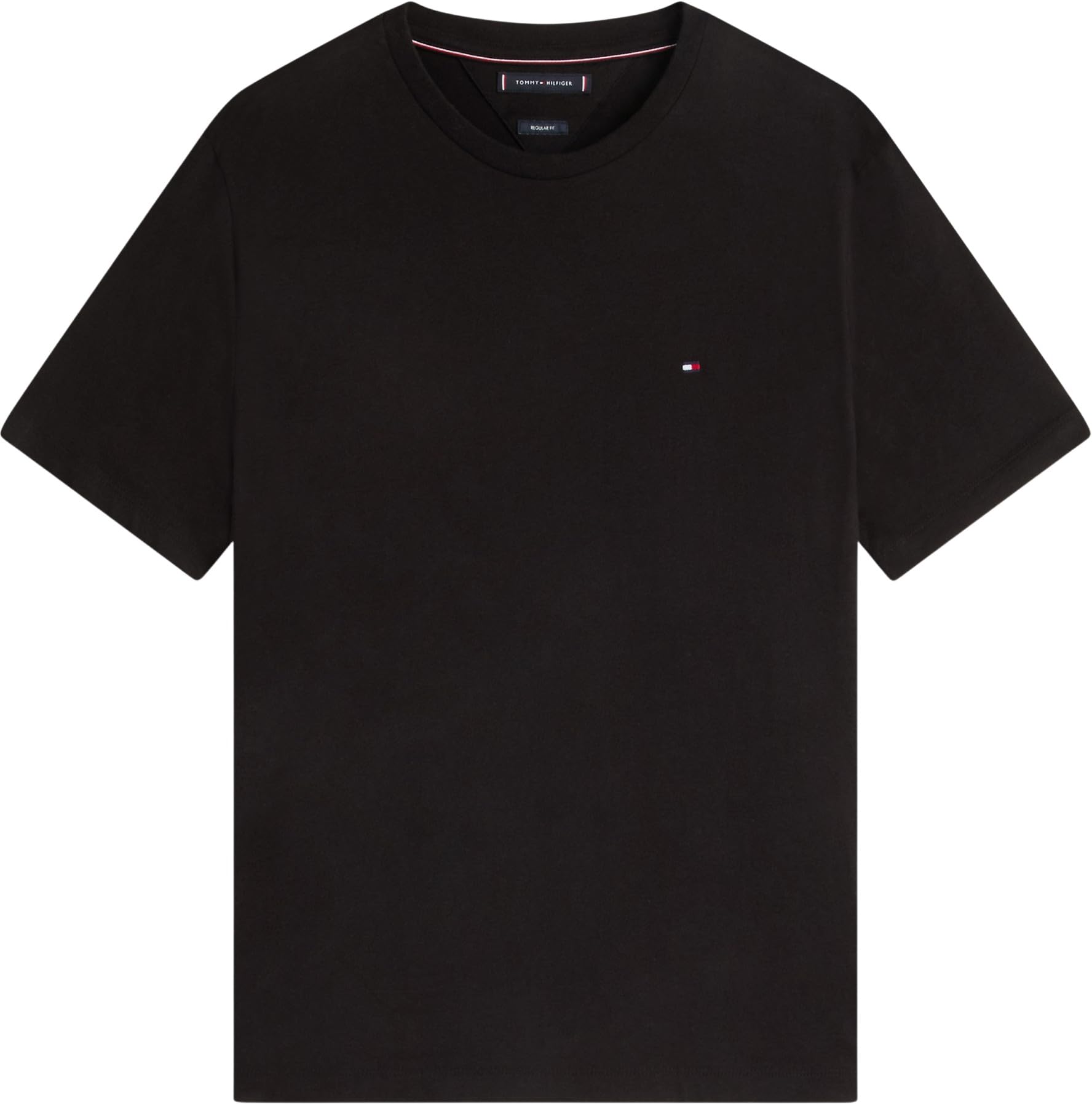 Tommy Hilfiger Męska koszulka z krótkim rękawem i okrągłym dekoltem Essential Regular Fit