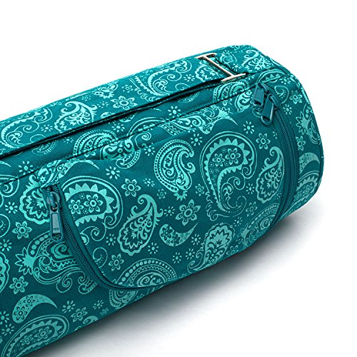 Bolsa para Tapete de Yoga Porta Mat Estampado Maharaja, 100% algodão, com bolsos e comportamentos pa