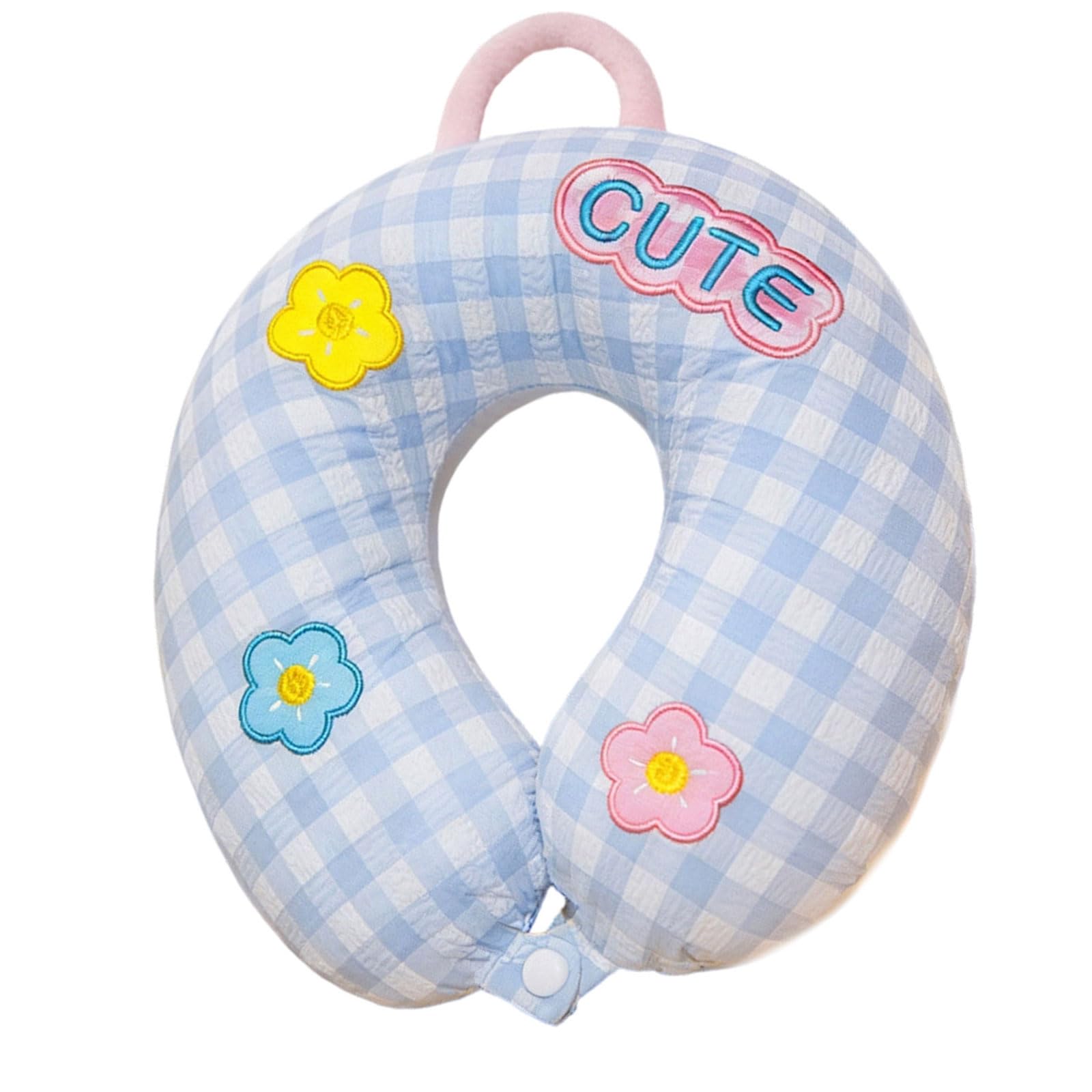 Qusinfc Portable Travel Necks Pillow Craft of Memory Foam for Airplanes and Offices Ergonomic Necks Rest Pillow
