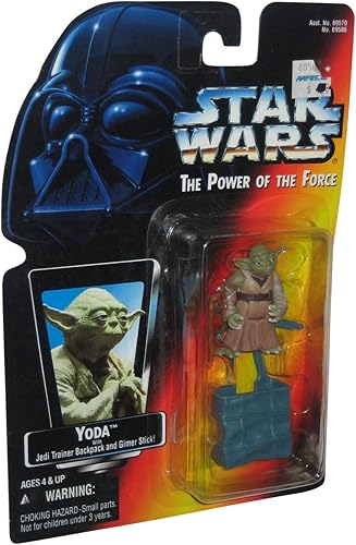 Star Wars Figura de acción de tarjeta roja de Yoda del poder de la fuerza