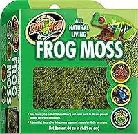 Zoo Med CF3-FME All Natural Frog Moss, 1.31 l, natürliches Moos, erhöht die Feuchtigkeit im Terrarium