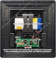 Vista 4 de Impermeable 5 vatios 6000 mAh mini tamaño panel solar, kit de cargador solar de carga de teléfono tipo C 6V/12V para cámara de seguridad de sendero