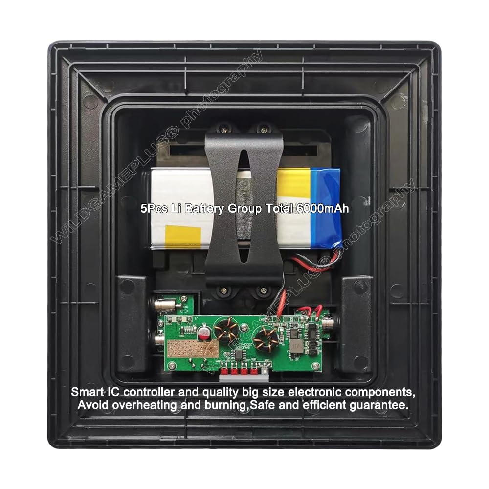 WILDGAMEPLUS Impermeabile 5 Watt, 6000 mAh, pannello solare di tipo C, ricarica solare per fotocamera 3G/4G Wild Trail Secruity BL6A