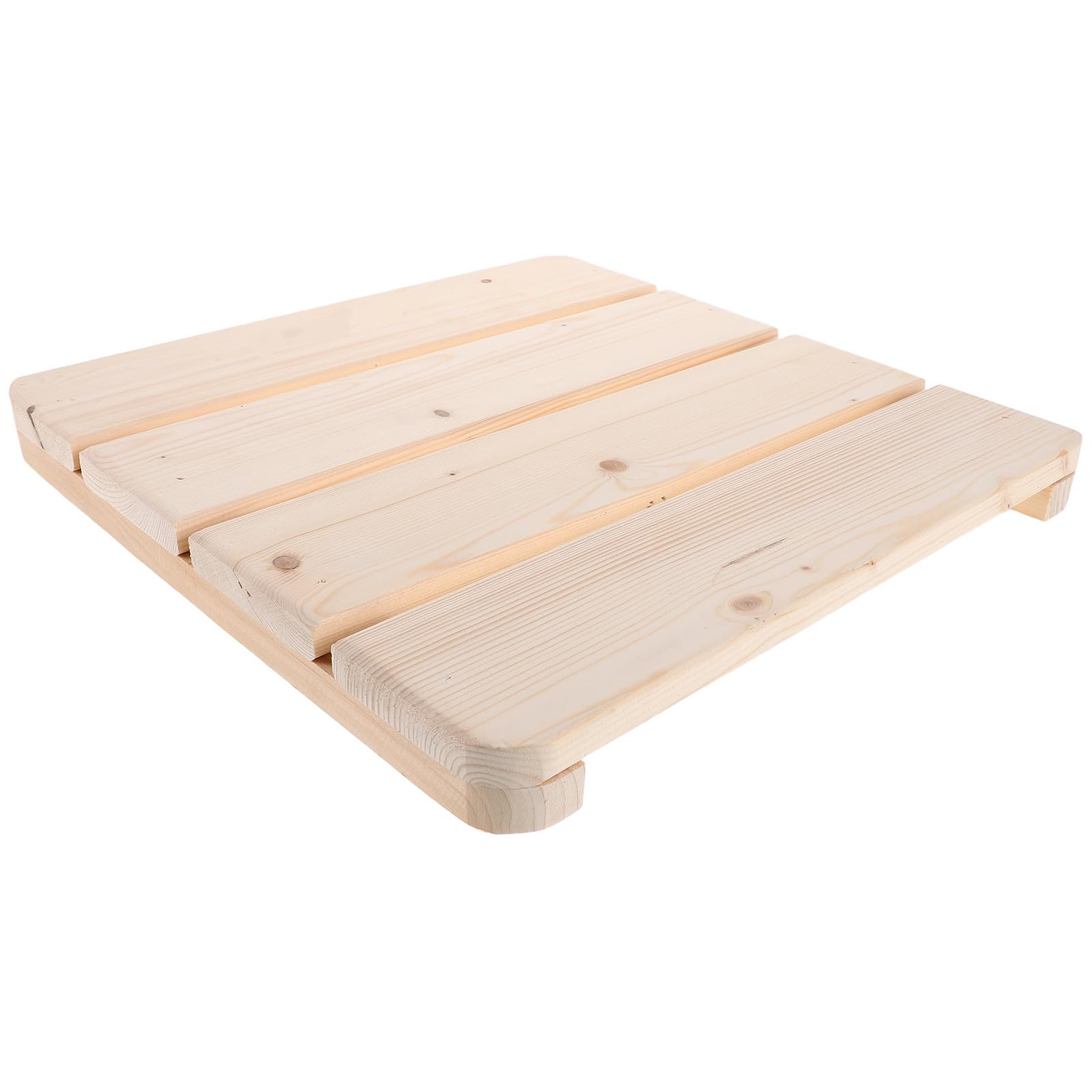 Modulable pour spa tapis de bain en bois massif beige UKCOCO de salle de bain