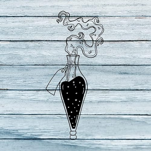 Minimalist Witch Celestial Witchcraft Magic Wicca Silhouette - Mystical Witchy Wall Decals Stickers - Car Window Tumbler Laptop Water Bottle Bedroom Room Home Decor Smsv12882 #TOP21