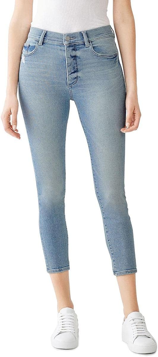 DL1961 Women's Farrow Skinny High Rise Instasculpt Crop Jean