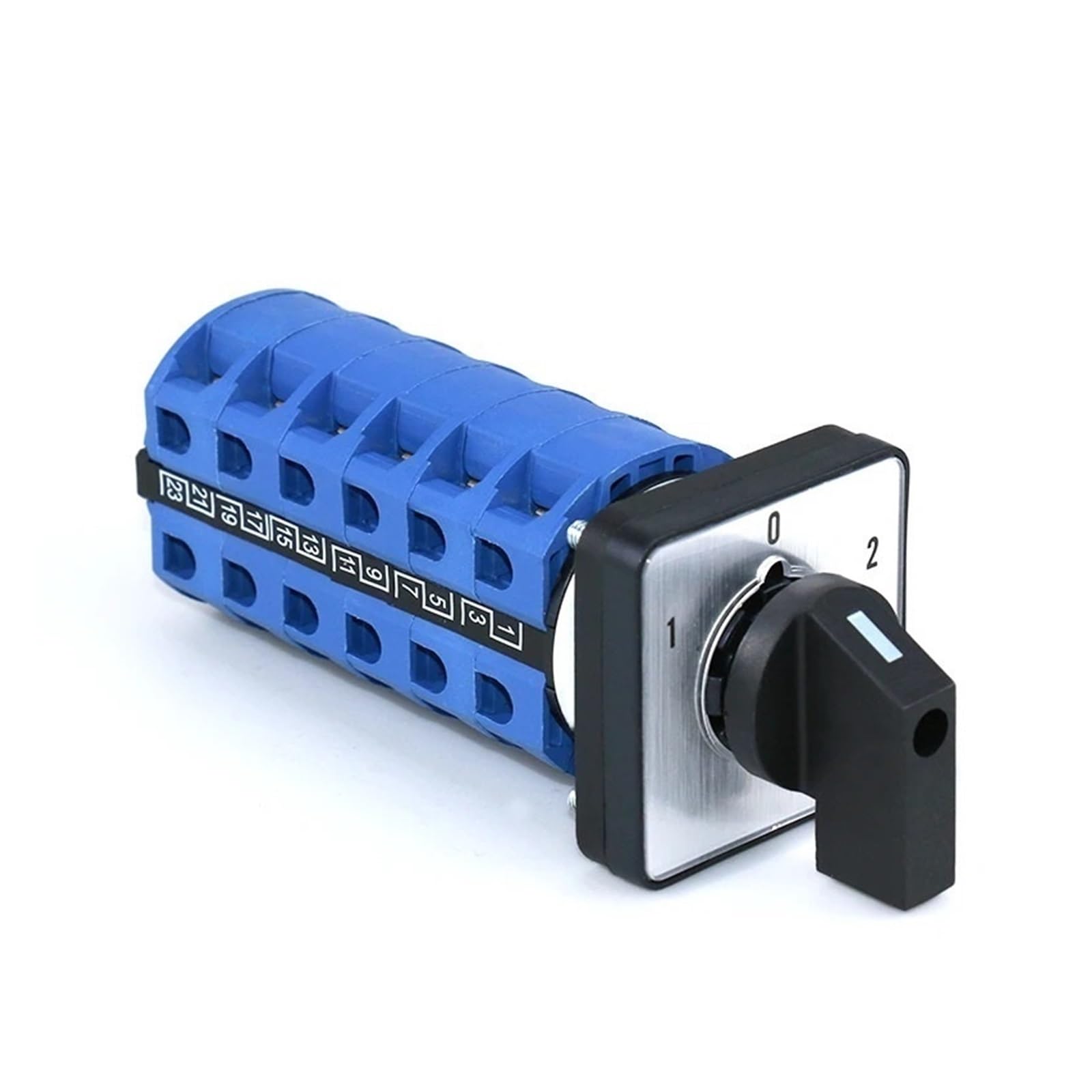 SZW26/LW26-25 3 Posizioni 6 Fasi 24 Terminali A Vite 660V 25A 48x48Mm Selettore da Pannello Commutatore Rotativo Commutatore a Camma