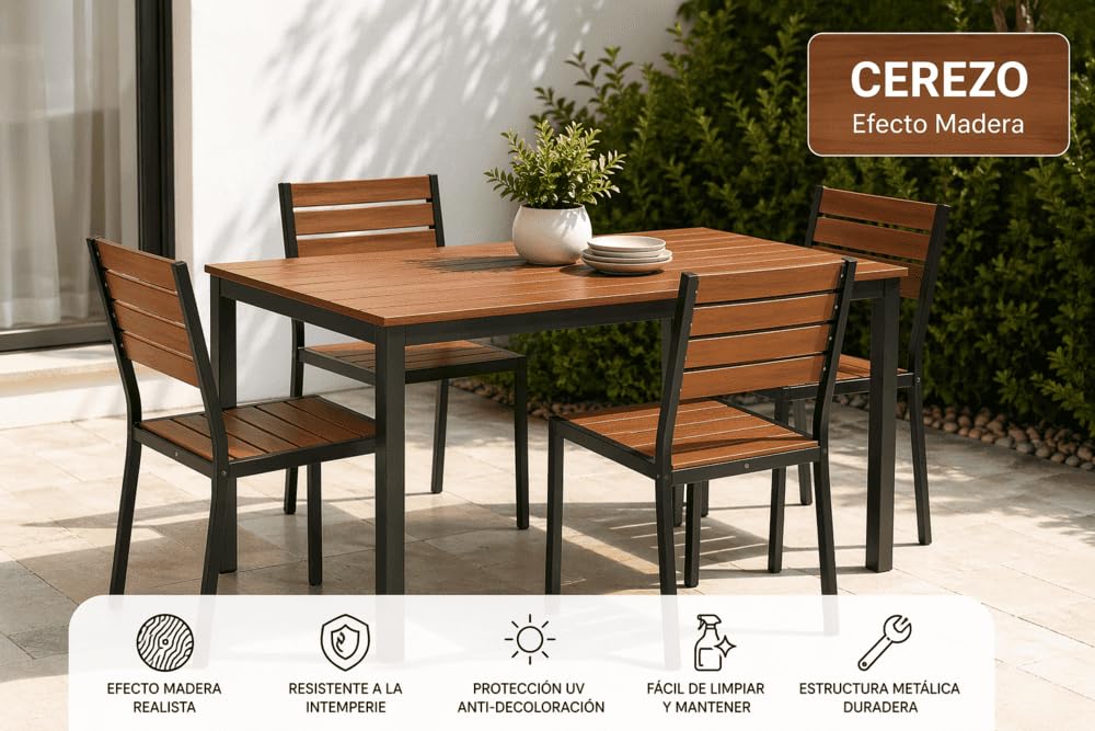 Nazza Pintura Efecto Madera para superficies metálicas, minerales o de madera - Simula las vetas naturales en una sola pasada - Disponible en Nogal, Cerezo y Caoba - Formato 750ml (Cerezo) — view 4
