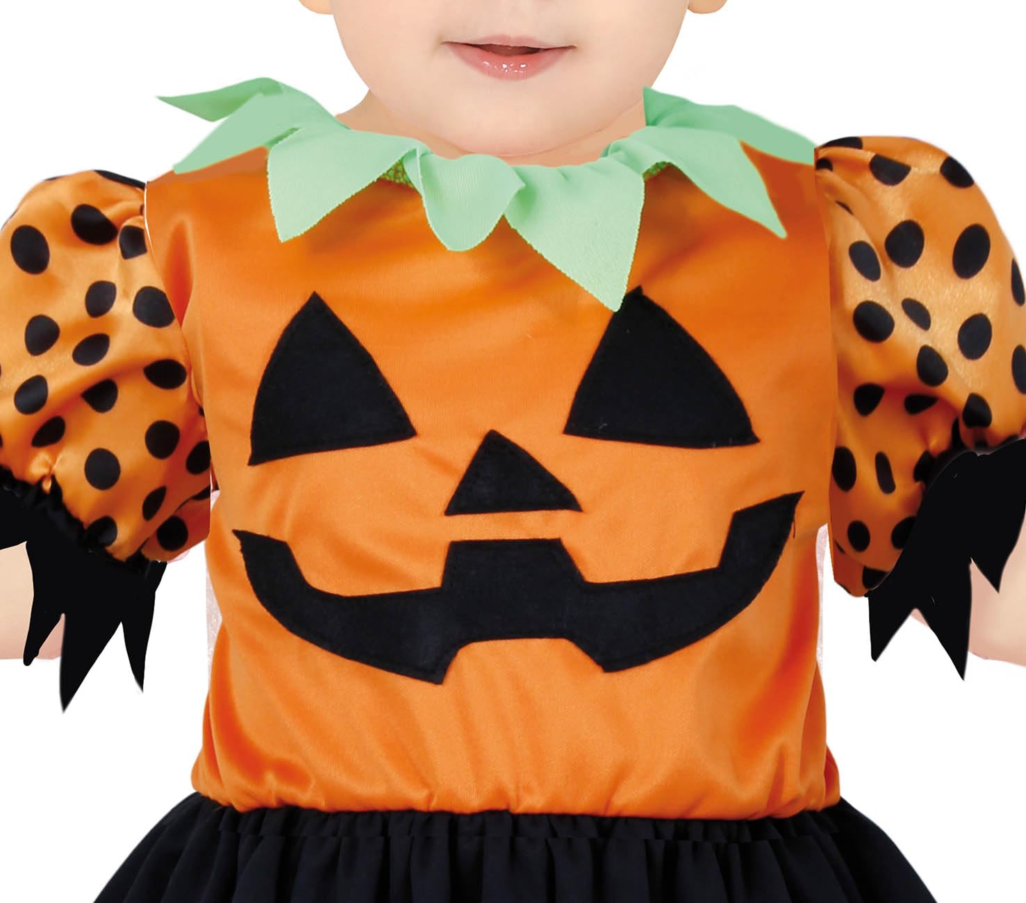 FIESTAS GUIRCA Pretty Pumpkin Girl Baby Fancy Dress Costume - Orange Pumpkin Toddler Costume - Baby Girls Age 2-3 Years - Image 4
