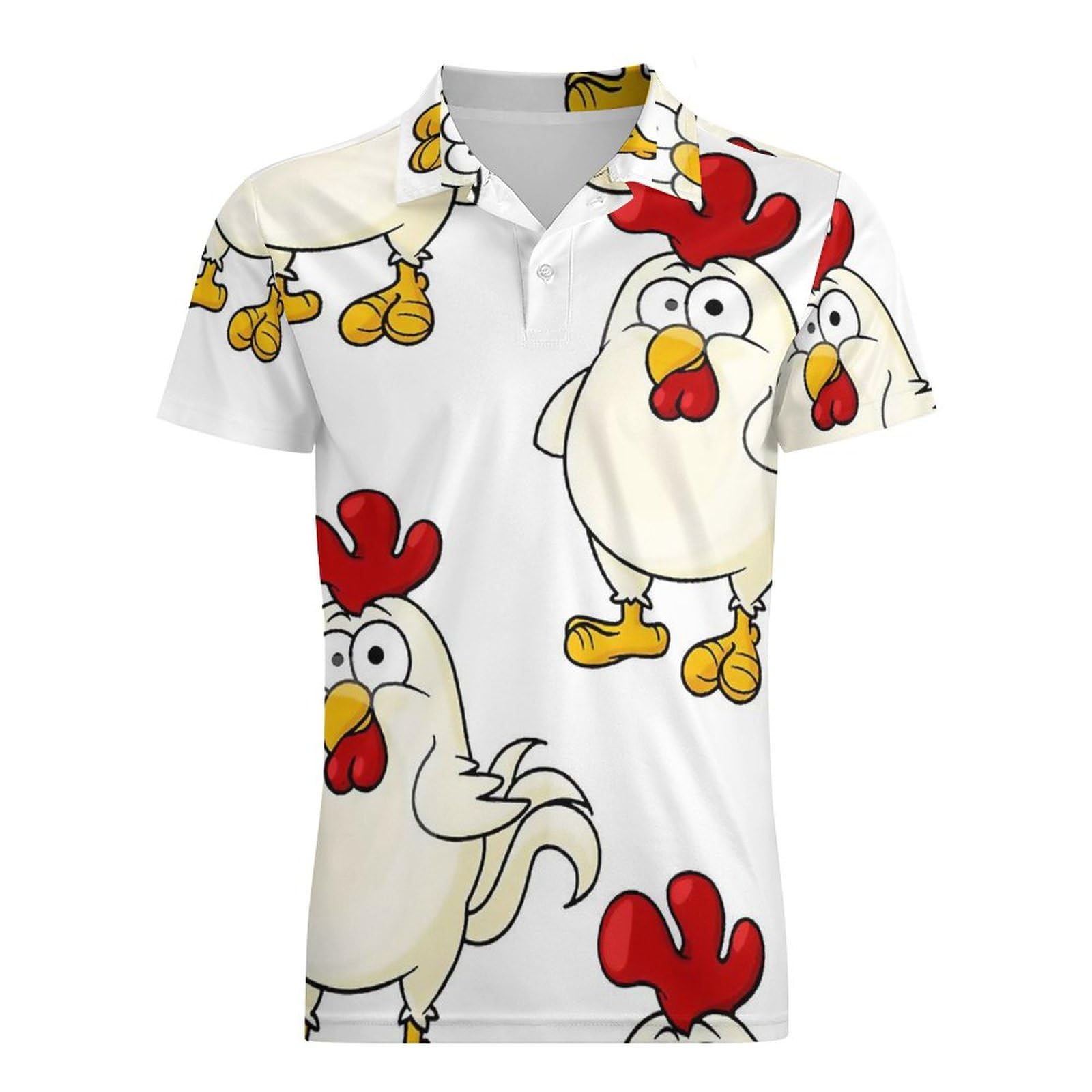 UNMUTTONChristmas Vintage Golf Shirts for Men Polo Shirts Quick-Dry Short Sleeve Athletic T-Shirt Tennis Collared Shirt