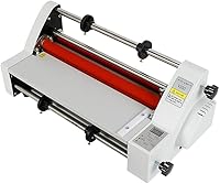 Vista 1 de Máquina laminadora, V350 13 pulgadas Máquina laminadora de laminado en frío en caliente cuatro rodillos de control de temperatura digital Laminador