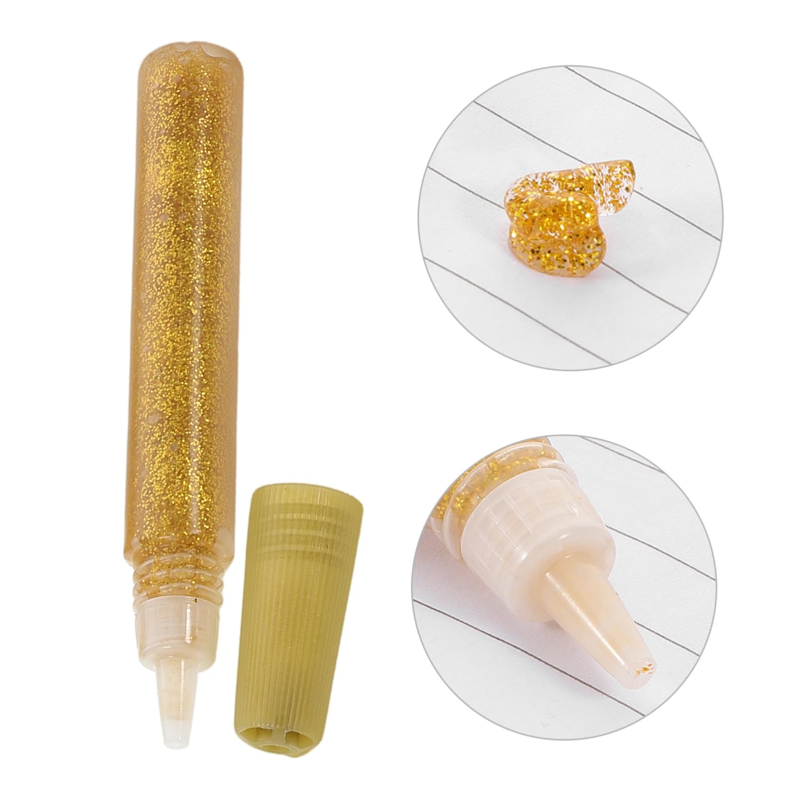 Goldener Glitzerklebestift für Kinder, 50 Stück, Bastelarbeiten