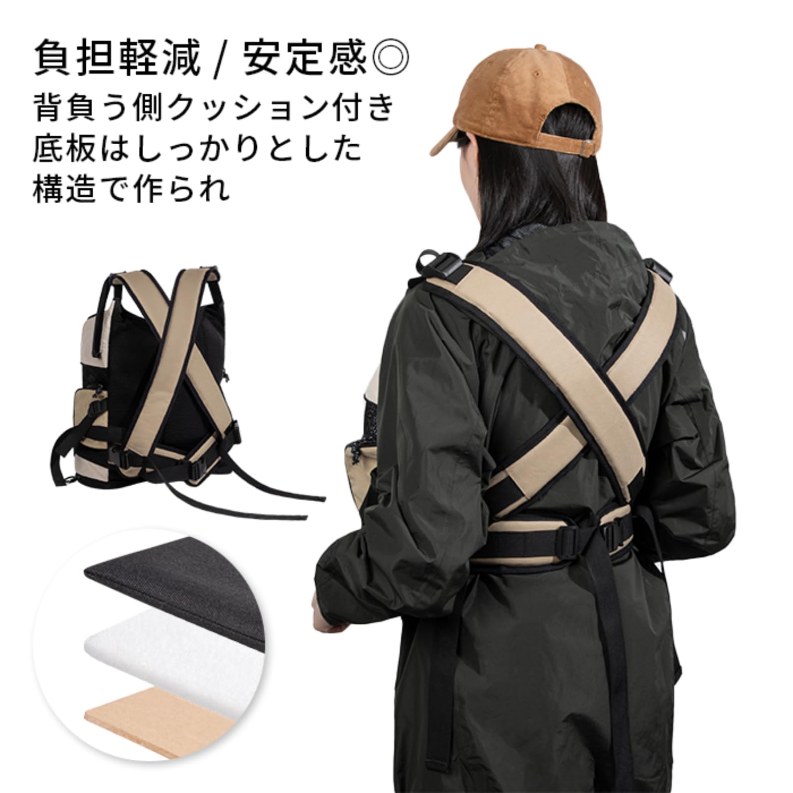 Amazon.co.jp: [FRENCH FRENCH] ペットリュック キャリーバッグ 前向き