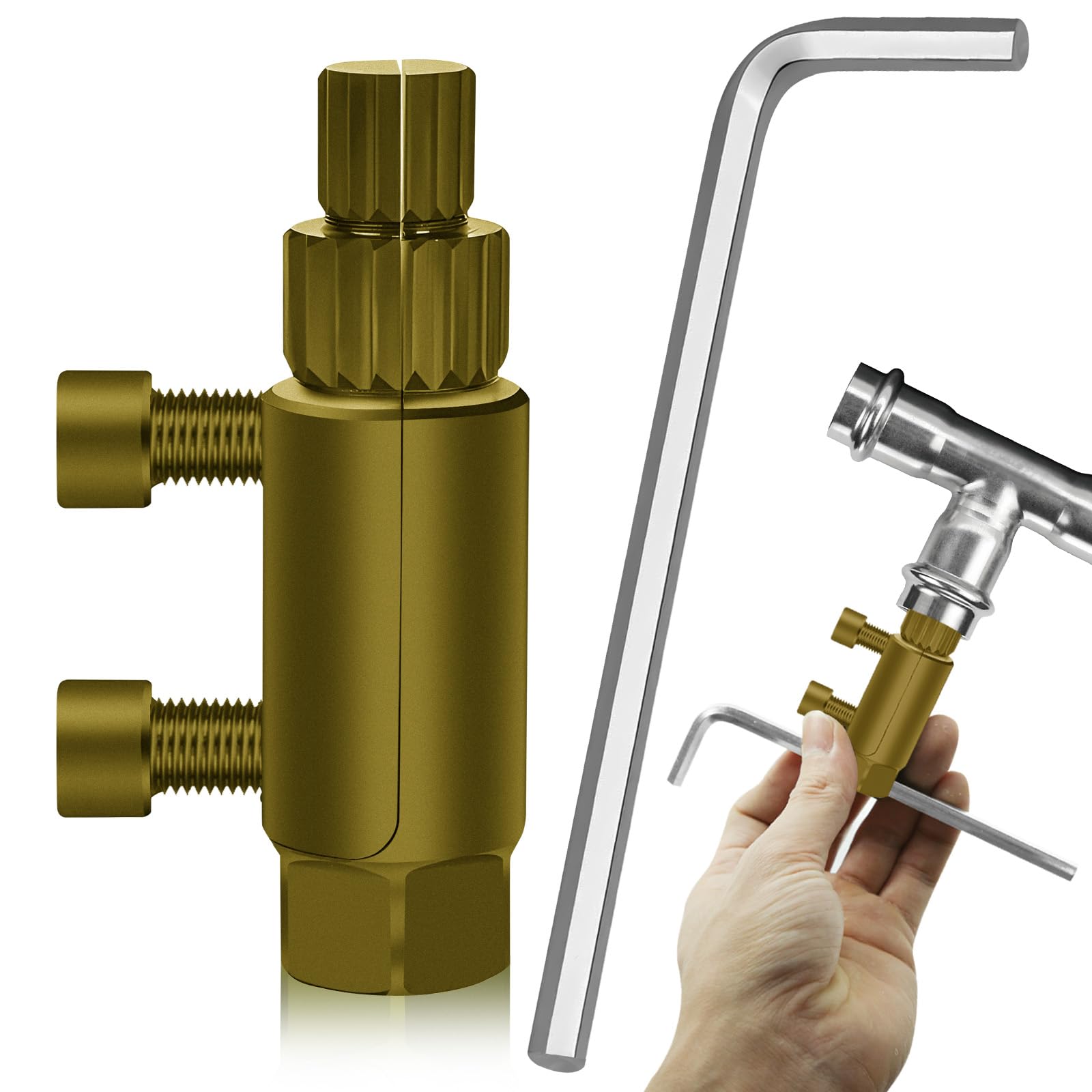 CYUXING Broken Valve Thread Extractor Broken Pipe Thread Extractor Tool