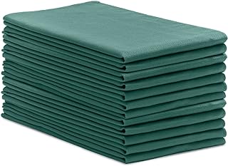 Avalon Towels Surgical Huck Towels (Pack of 12) Size 17x26 Inches, 100% Cotton Cleaning Cloths, Multi-Purpose, Perfect for Hospitals and Home (Green)