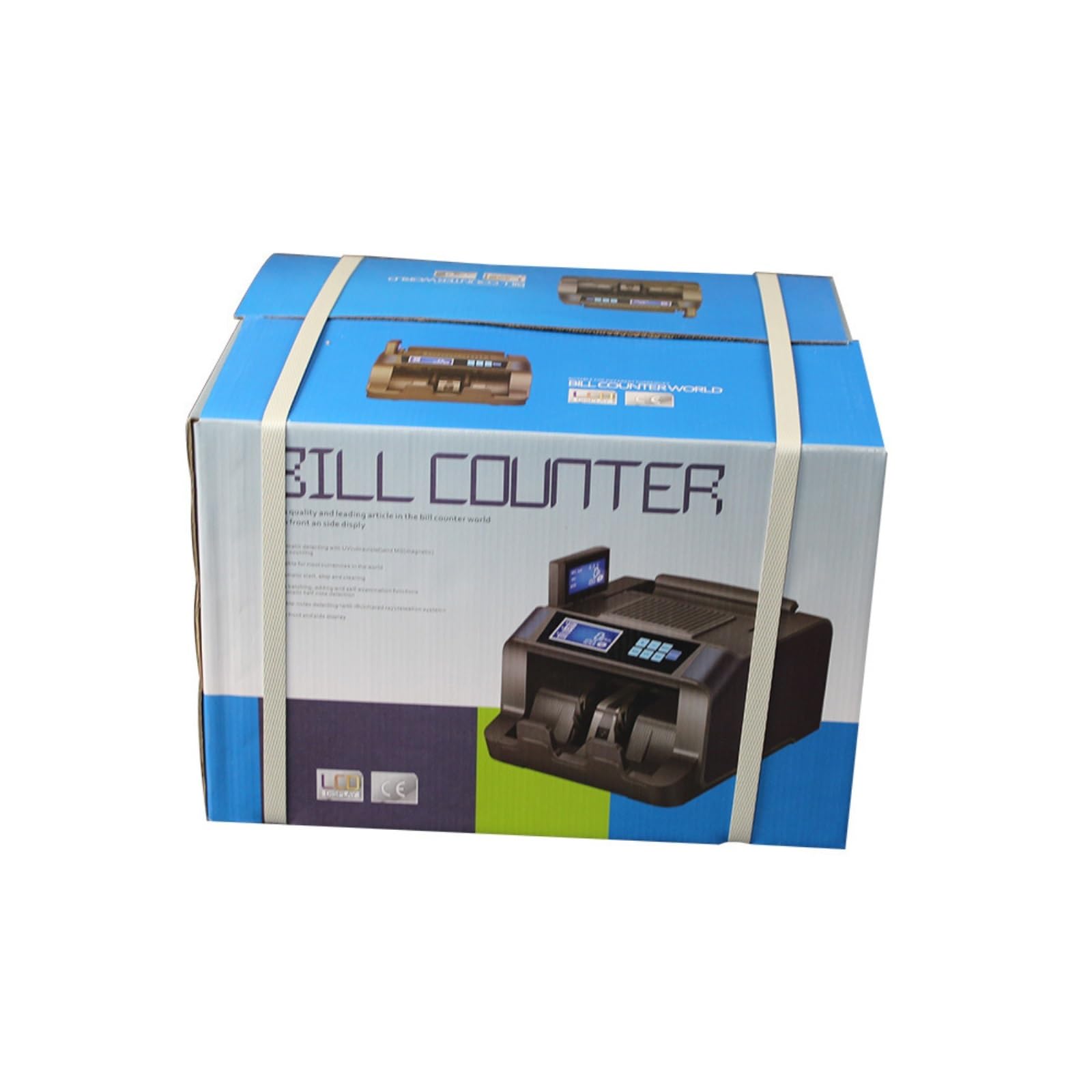 Contatore di banconote multivaluta 728D, scanner denaro magnetico UV, display esterno,Rilevamento preciso