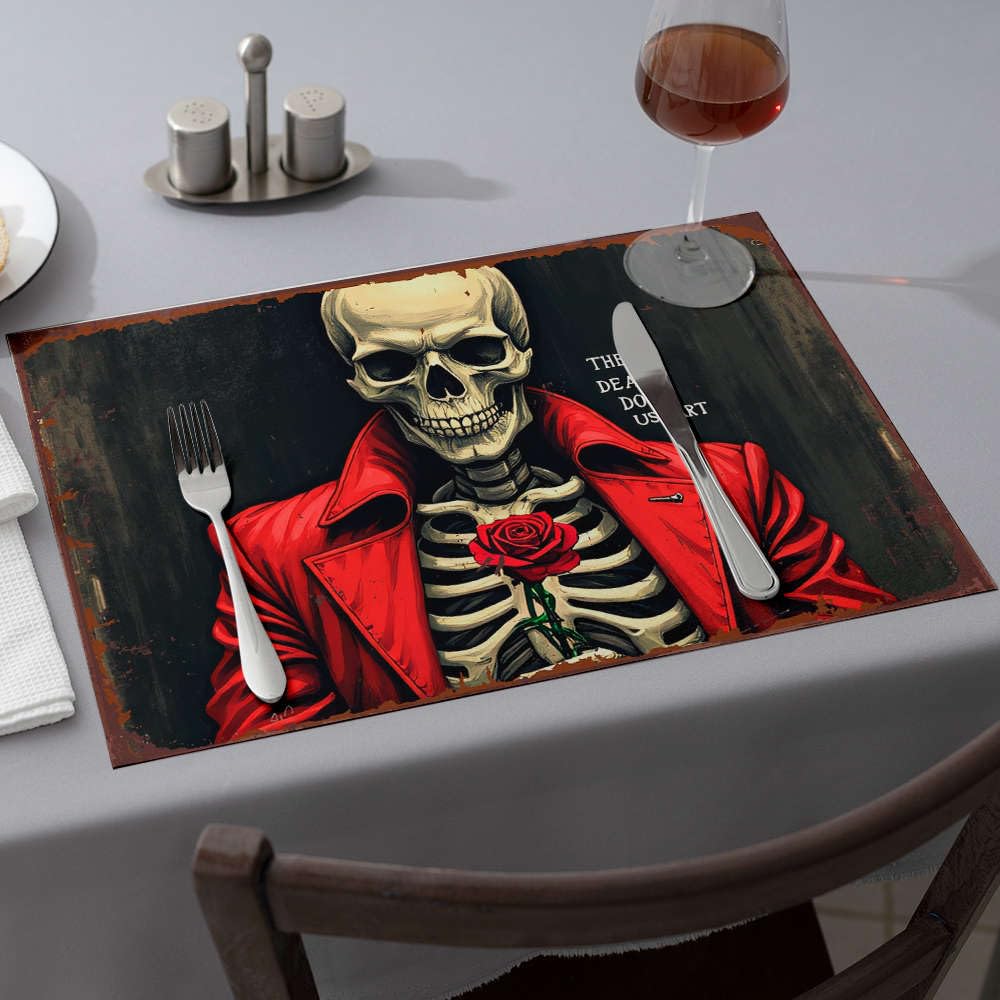 Sets de table fraise pour décoration de fête occidentale et repas de saison