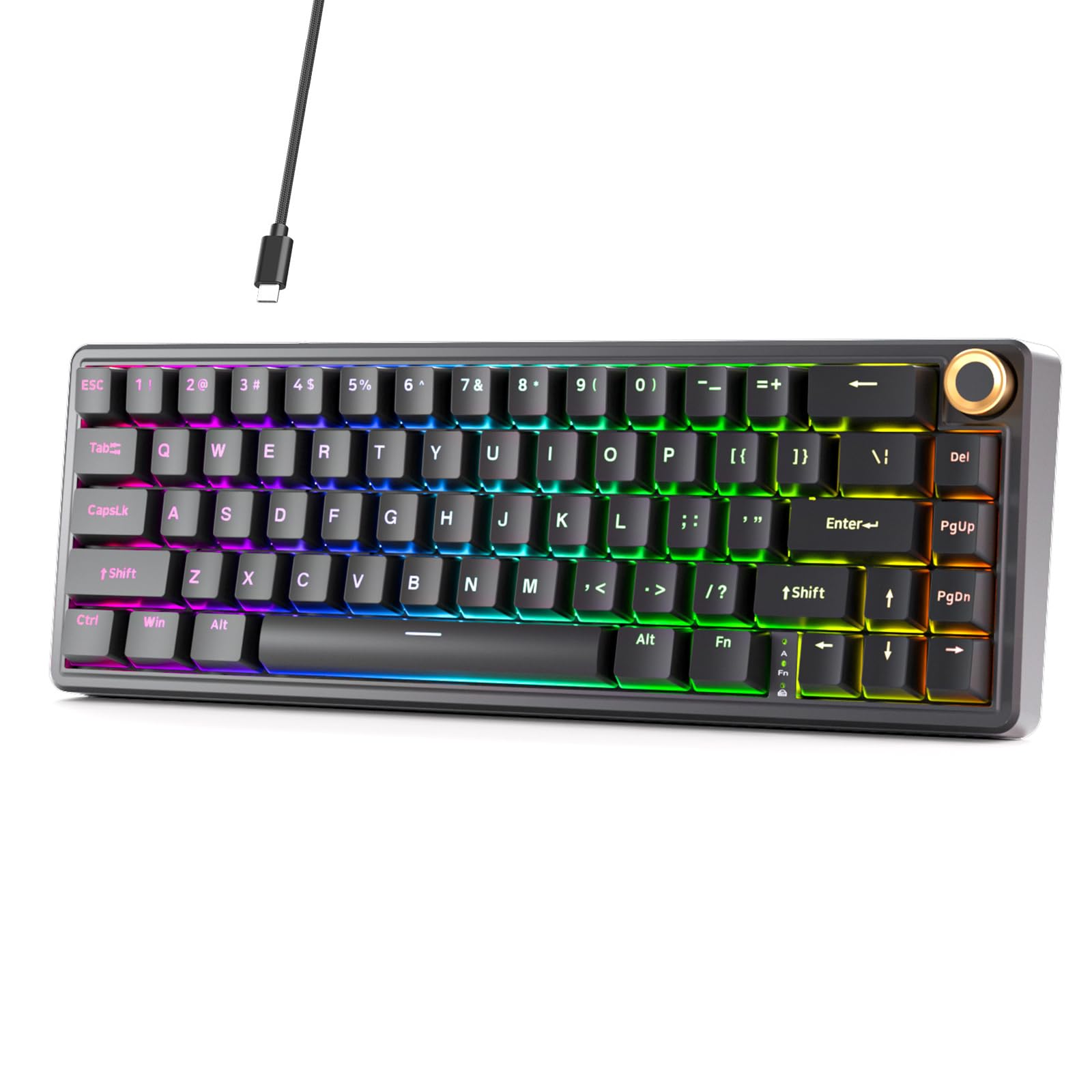 Amazon.com: DIERYA DK68E 60% Mechanical Gaming Keyboard, Hot
