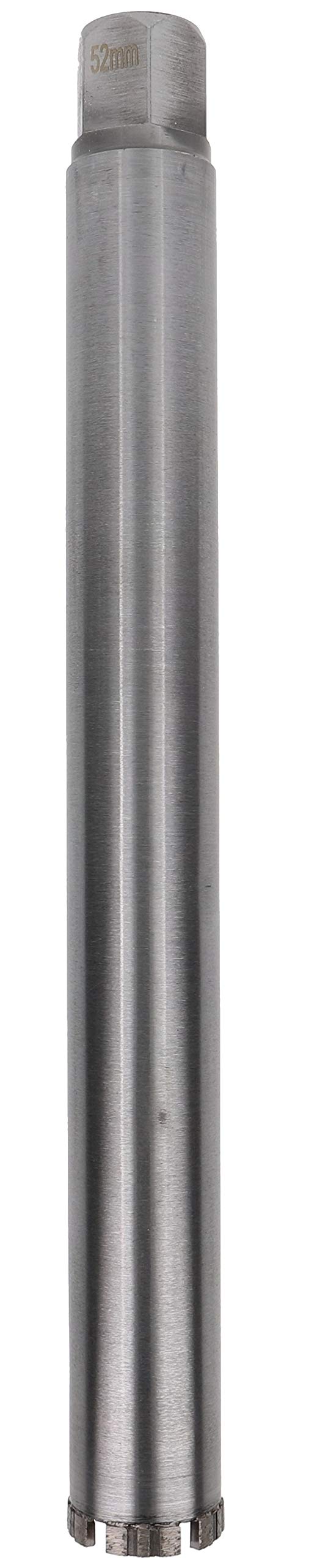 PRODIAMANT wiertło do wiercenia na mokro ø 52 mm do wiertarki rdzeniowej z wodą długość robocza 450mm mocowanie 1 1/4 cala UNC, beton, beton zbrojony, kamień i mur
