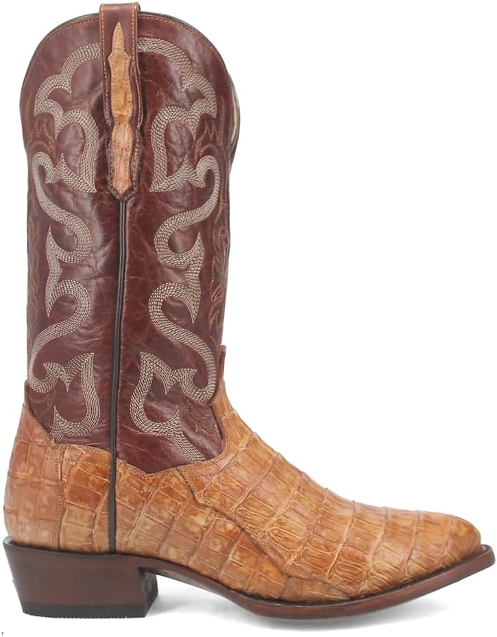 Dan Post Boots Mens Primetime Embroidered Round Toe Australia