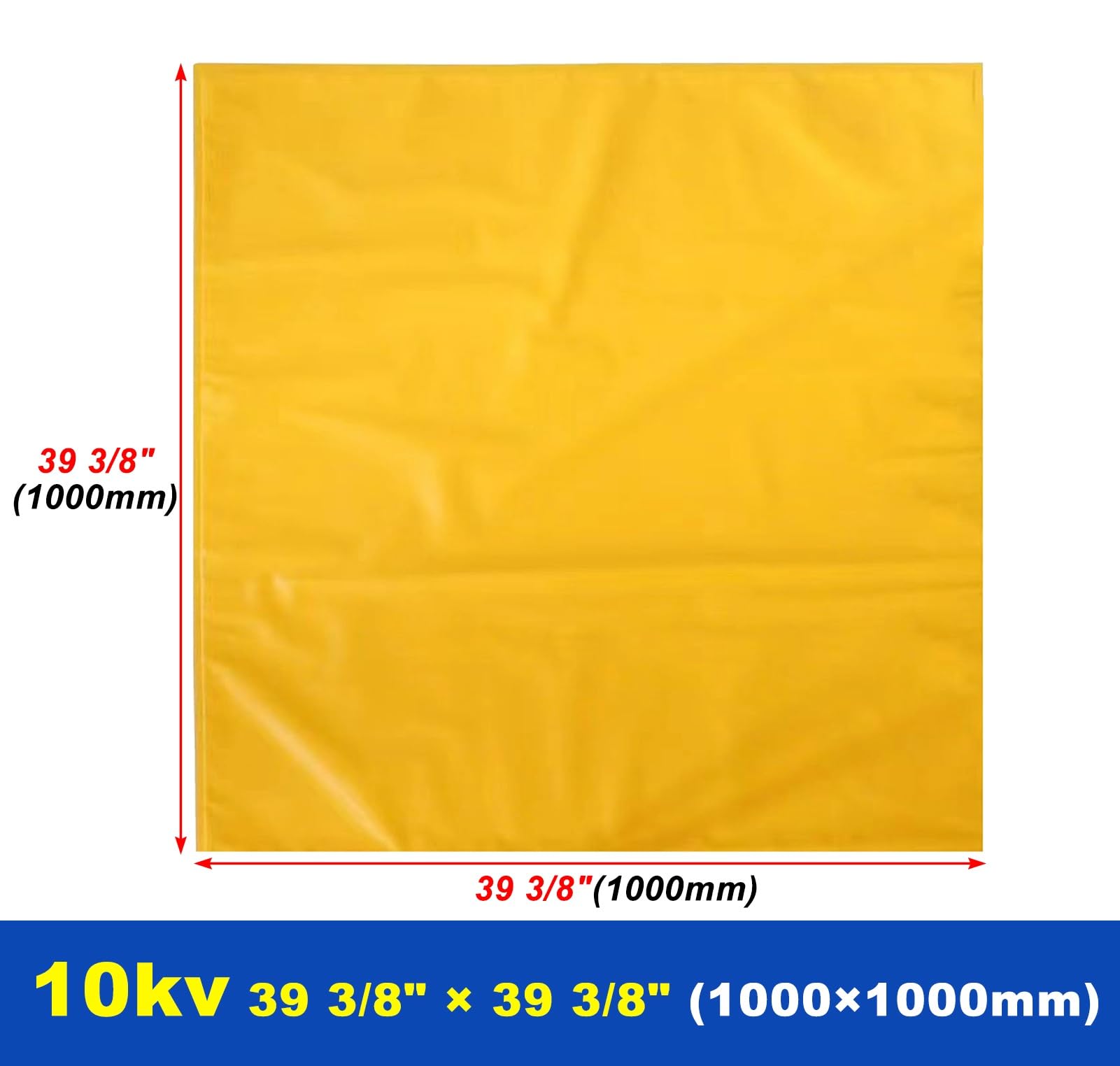 Générique Lot de 2 couvertures isolantes Haute Tension avec 8 Pinces, Protection optimale Contre Les Chocs électriques, équipement de sécurité Durable pour électriciens, matériel de Protection Contre