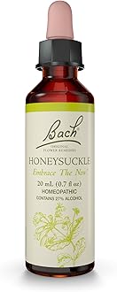 Bach Original Flower Remedies, Honeysuckle - Embrace The Now - Natural Homeopathic Flower Essence for Emotional Balance - Vegan, Gluten Free, Sugar Free - 20mL Dropper