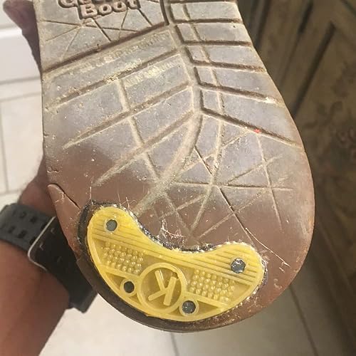 Miniatura 6 de Placas de talón 30 piezas de goma para zapatos de talón, puntas de repuesto de almohadilla de reparación con clavos, tamaño mediano, Negro -